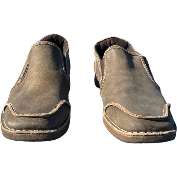 Bed Stu Distressed Butter Soft Leather Coaster Driving Loafers Moc-toe Size 9.5 - Picture 4 of 7